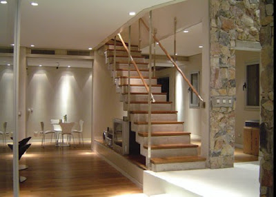 Contemporary Raw Stone and Wood House