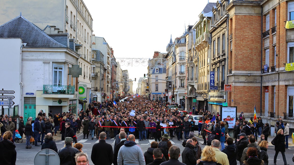 marche republicaine JeSuisCharlie reims 11 janvier 2015