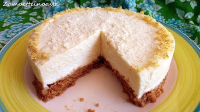 Cheesecake al limone e cioccolato bianco