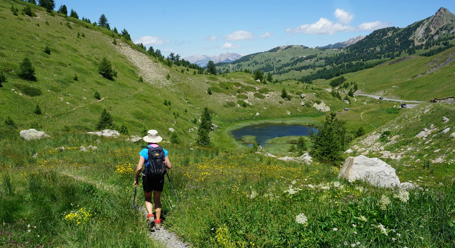 Return trail from Col de Vars