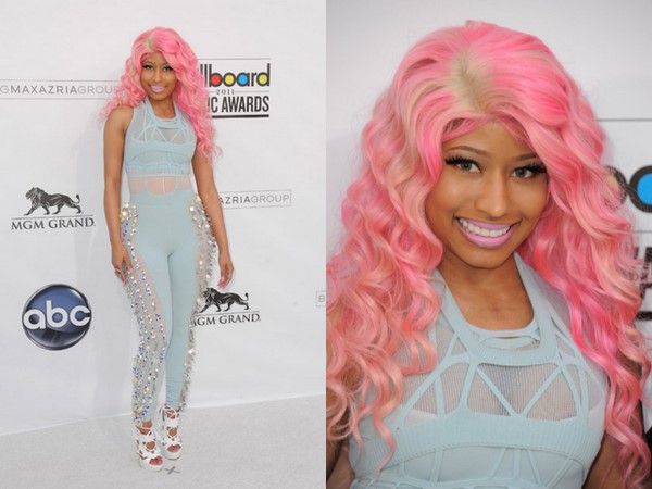 Nicki Minaj Jumpsuit. Nicki Minaj is all smiles in a