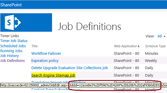 ... job id and using following PowerShell script we canget the job name