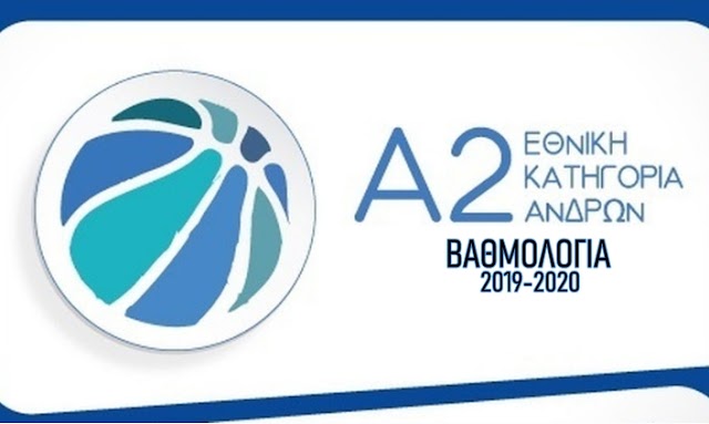 Α2 ΜΠΑΣΚΕΤ 2019-2020 ΒΑΘΜΟΛΟΓΙΑ