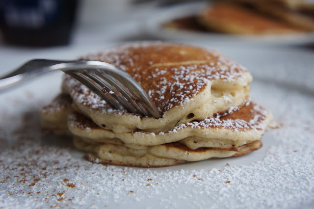 gluten-free apple pancakes with cinnamon