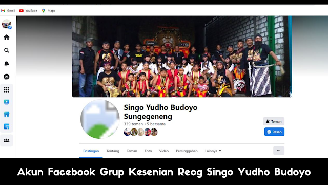 akun facebook reog singo yudho budoyo