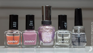 Anny #222 Rush Bunny + Sally Hansen #706 Glitter Bomb