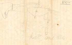 child's drawing of a horse and rider