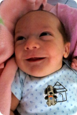 Nehemiah's First Smiles