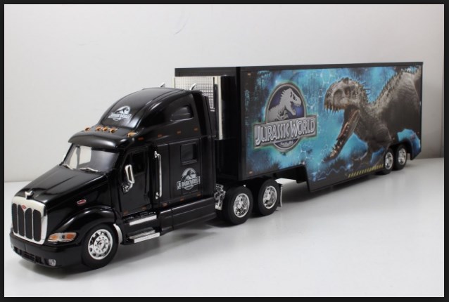 miniatur truk box PETERBILT