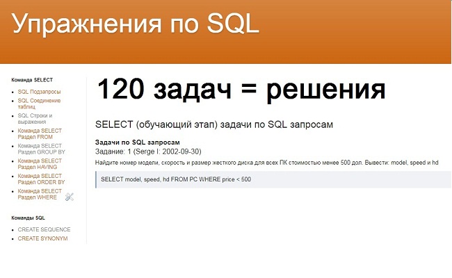 sql пример,select sql,sql запрос пример,sql запрос,sql использование,написать sql запрос,обучение sql