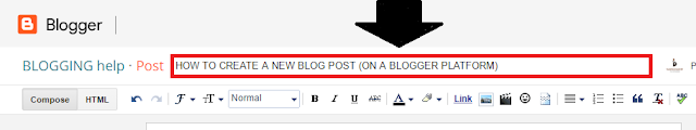 adding a blog post's title