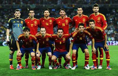 Spain Football Team 2012 Euro vs France 