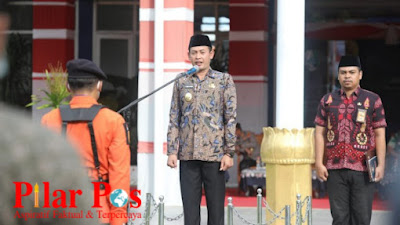 Mengusung Tema "Ayo Bangkit Bersama" Wakil Bupati Sampang Pimpin Upacara Peringatan Harkitnas Ke-114