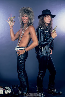 L to R: Dokken guitarist George Lynch  and Don Dokken
