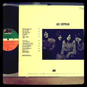 Led Zeppelin – Led Zeppelin (1969) Contraportada y Disco