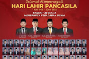 Dewan Perwakilan Rakyat Daerah (DPRD) Kabupaten Sukabumi mengucapkan. Selamat memperingati Hari Lahir Pancasila,