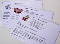 recipe cards