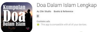 Aplikasi Android Doa Dalam Islam Lengkap