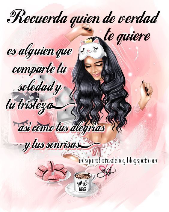 Quien te quiere es quien te acepta como eres. Te ayuda a ser mejor, es alguien que te levanta el ánimo cuando lo necesitas con quien se puede bromear sin que te enojes.   Es alguien que se acuerda de ti cuando ora...te quiere por lo que eres y no por lo que tienes ni por lo que sabes. Es alguien que no se queda mirando, sino que te lleva a mirar juntos en la misma dirección.   Es alguien que se interesa por tus cosas… aunque sean pequeñas. Es alguien que se acuerda de ti cuando tú no estás y no te deja cuando fracasas.   →Recuerda quien de verdad te quiere es alguien que comparte tu soledad y tu tristeza, así como tus alegrías y tus sonrisas.   Es alguien que trata de entenderte. Es alguien que sé lanza contigo a correr riesgos y que nunca te negará su ayuda cuando la necesites...   →Recuerda quien de verdad te quiere es el que te deja las puertas del corazón abiertas para que tengas la libertad de poder irte y regresar cuando quieras....