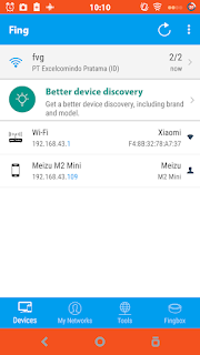 cara menggunakan Fing di android