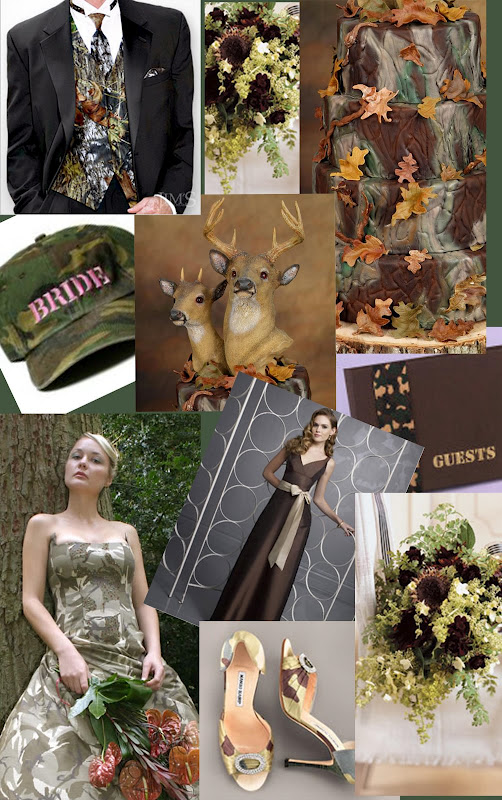 Camo Camouflage Wedding Theme