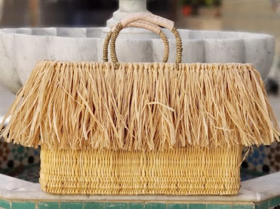 Vintage Handbag Purse, Casual Handbag, Casual Sea Beach Handbag Beige Straw Basket, Straw Bag