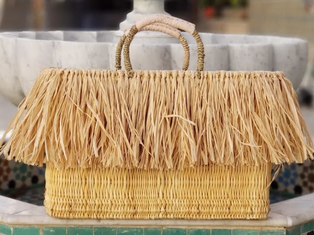 Vintage Handbag Purse, Casual Handbag, Casual Sea Beach Handbag Beige Straw Basket, Straw Bag