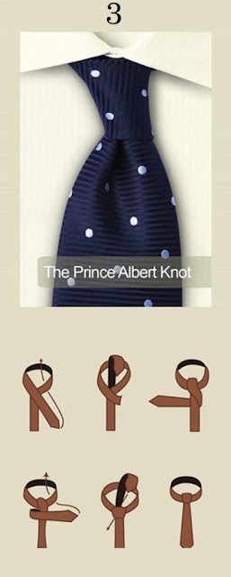 การผูกเน็คไทแบบ  The Prince Albert Knot