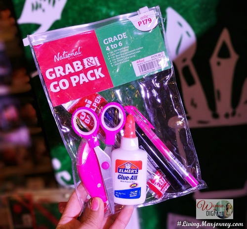 Grab & Go Pack with pens and art kit.