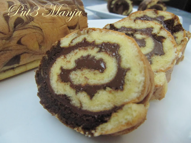 Resepi Kek Batik Coklat Nutella - CRV Turbin