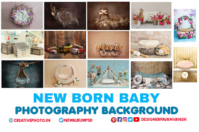 Born Baby Photoshot Background