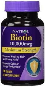 Biotin, a hair & nail growth supplement from Amazon.com