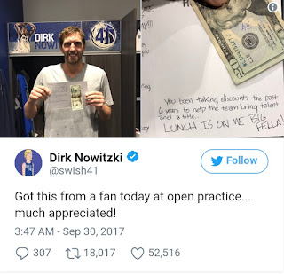 Dirk Nowitzki Got a Weird Letter from a Fan an He Liked it