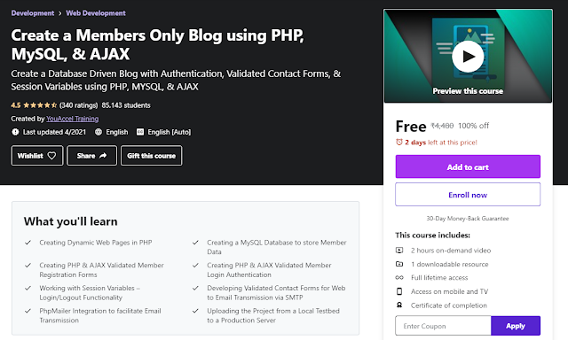 Create a Members Only Blog using PHP, MySQL, & AJAX