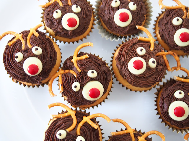 Rudolph the Reindeer Cupcakes