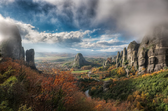 Meteora city greece, Greece best places, The Valley of Fog city Meteora, Greece