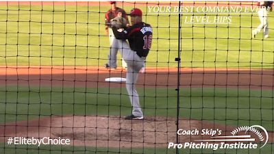 You get your Hips to be level by keeping your Front Knee in front of your Front Hip and your Front Foot in front of Back Foot.