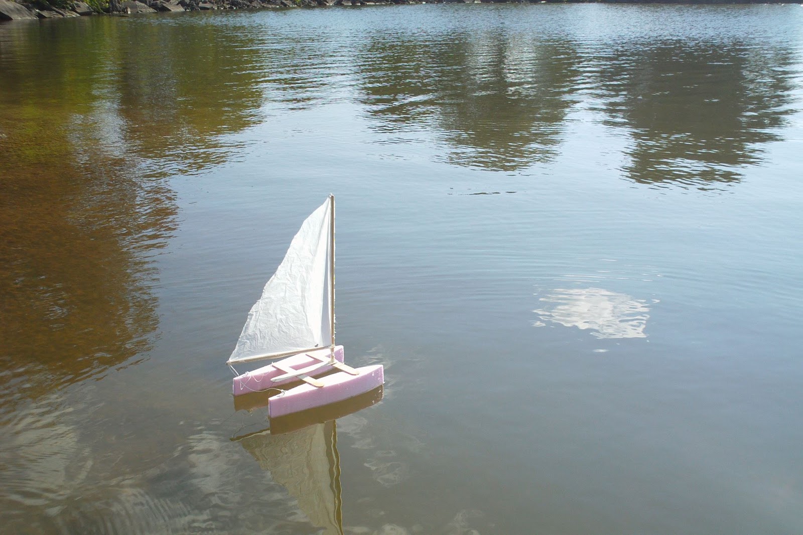 scienceguyorg ramblings: simple catamaran sailboat model