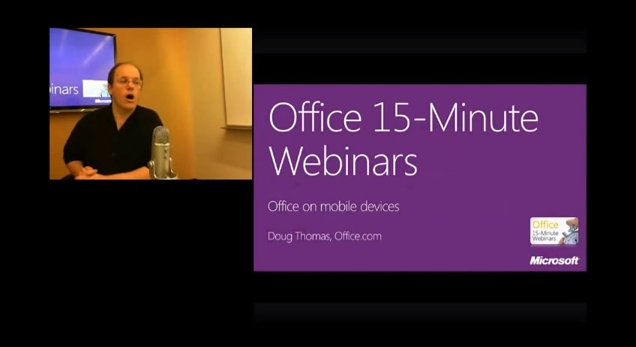 Office Webinar : Office on a Windows Phone