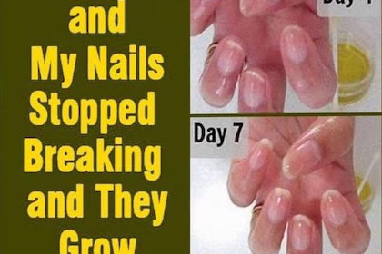 A Friend Gave Me This Recipe and My Nails Stopped Breaking and They Grow Healthy and Fast