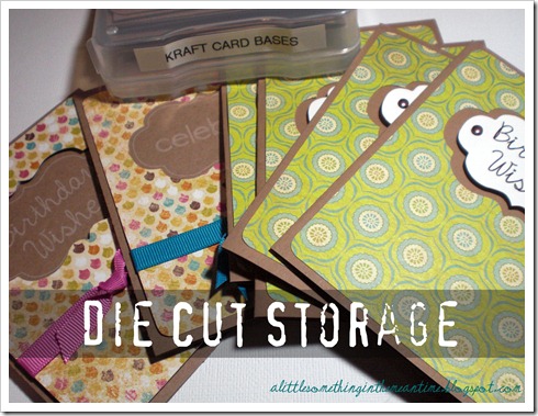 Die Cut Storage Cards