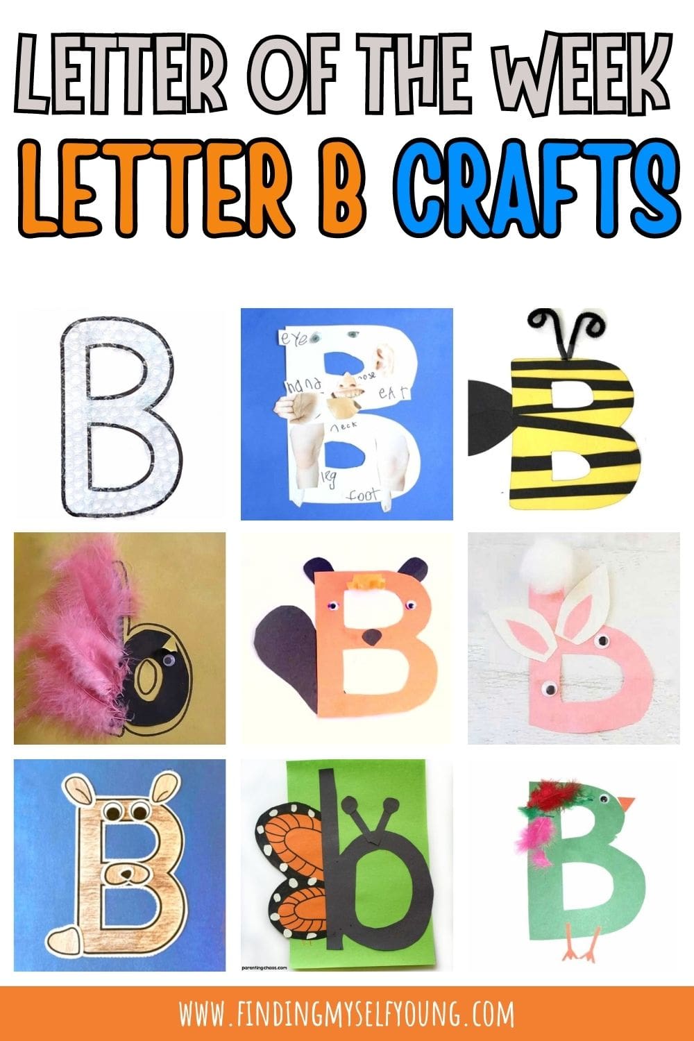 letter of the week letter b crafts for kids