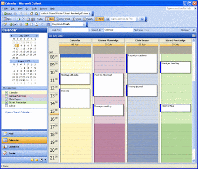 Calendari condivisi per Outlook smarthphone Android ed iOS