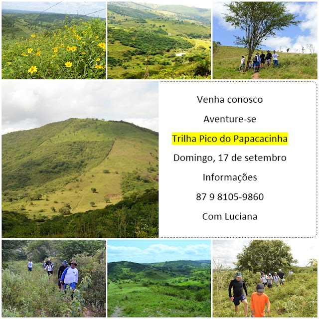 Nova trilha para o pico do Papacacinha será 17 de setembro