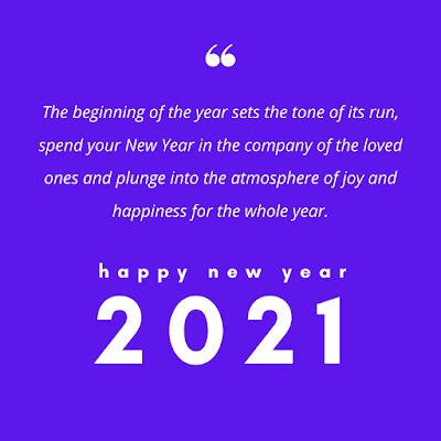 Happy New Year Quotes for 2021