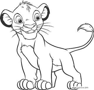 Desenhos do Filme O Rei Leão para Colorir