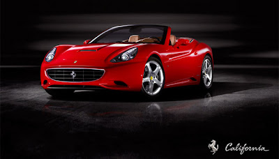 Ferrari California Red Stylish Car1