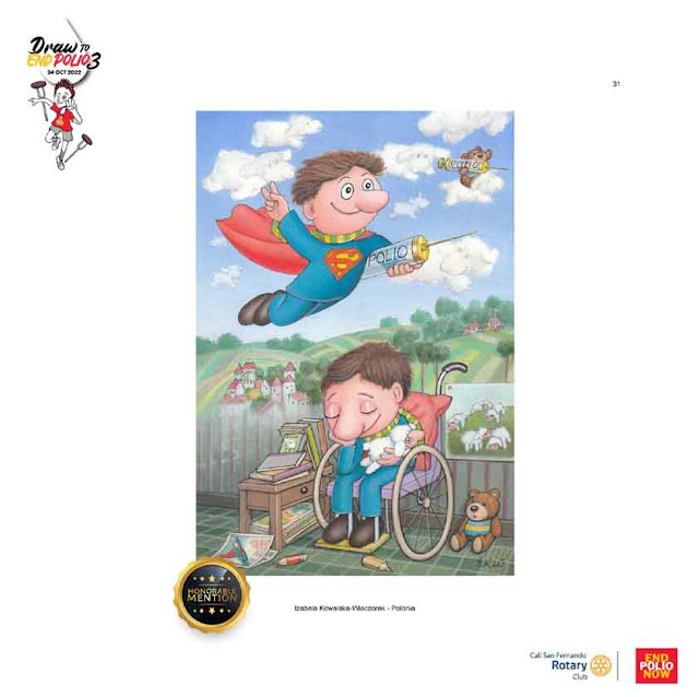 Results & Virtual Exhibition of Graphic Humor and Caricature “END POLIO DRAW 3”