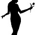 Female face silhouette - girl - women - silhouette - art