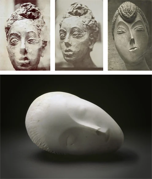 proceso-creativo-brancusi-musa-dormida-baronesa-busto-barro